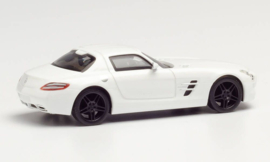 Mercedes Benz SLS AMG (zwarte velgen), wit