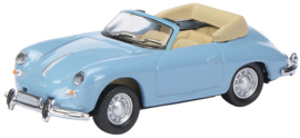 Porsche 356A Cabrio, blauw