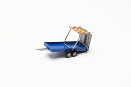 Aanhanger pijlwagen, blauw