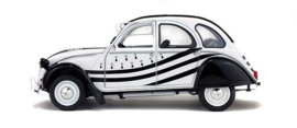 Citroën 2CV6, wit/zwart