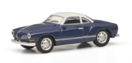 MHI H0 VW Karmann Ghia blauw/wit