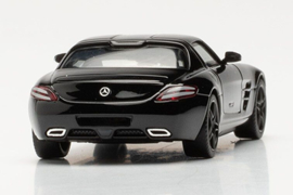 Mercedes Benz SLS AMG (zwarte velgen), zwart
