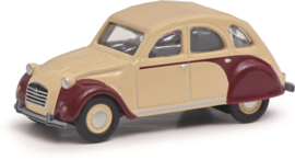 Citroën 2CV beige/donkerrood MHI
