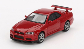 Nissan Skyline GT-R (R34) V-Spec active '99, rood