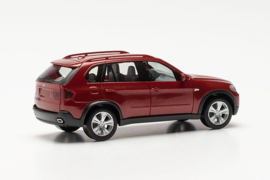 BMW X5, rood metallic