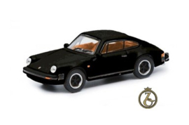 Porsche 911 Carrera 3.2 coupe, zwart