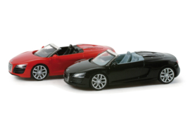 Audi R8 Spyder, metallic black