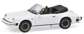 Porsche 911 Carrera 3.2 cabrio, wit