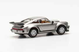 Porsche 911 Turbo, zilver metallic