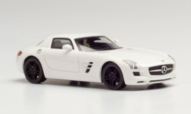 Mercedes Benz SLS AMG (zwarte velgen), wit