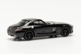 Mercedes Benz SLS AMG (zwarte velgen), zwart