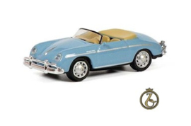 Porsche 356 A Speedster, blauw