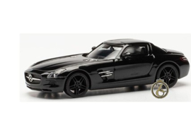 Mercedes Benz SLS AMG (zwarte velgen), zwart