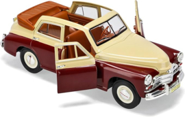 GAZ M20 Pobeda Cabrio, beige / rood
