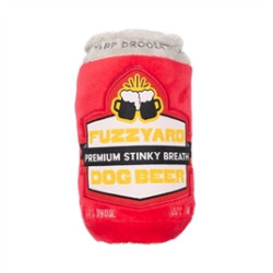 FUZZYARD DOG BEER PLUCHE 7,5X7,5X15 CM