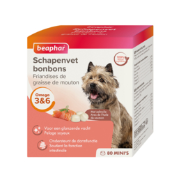 Beaphar Schapenvetbonbons 245gr Zalm Mini