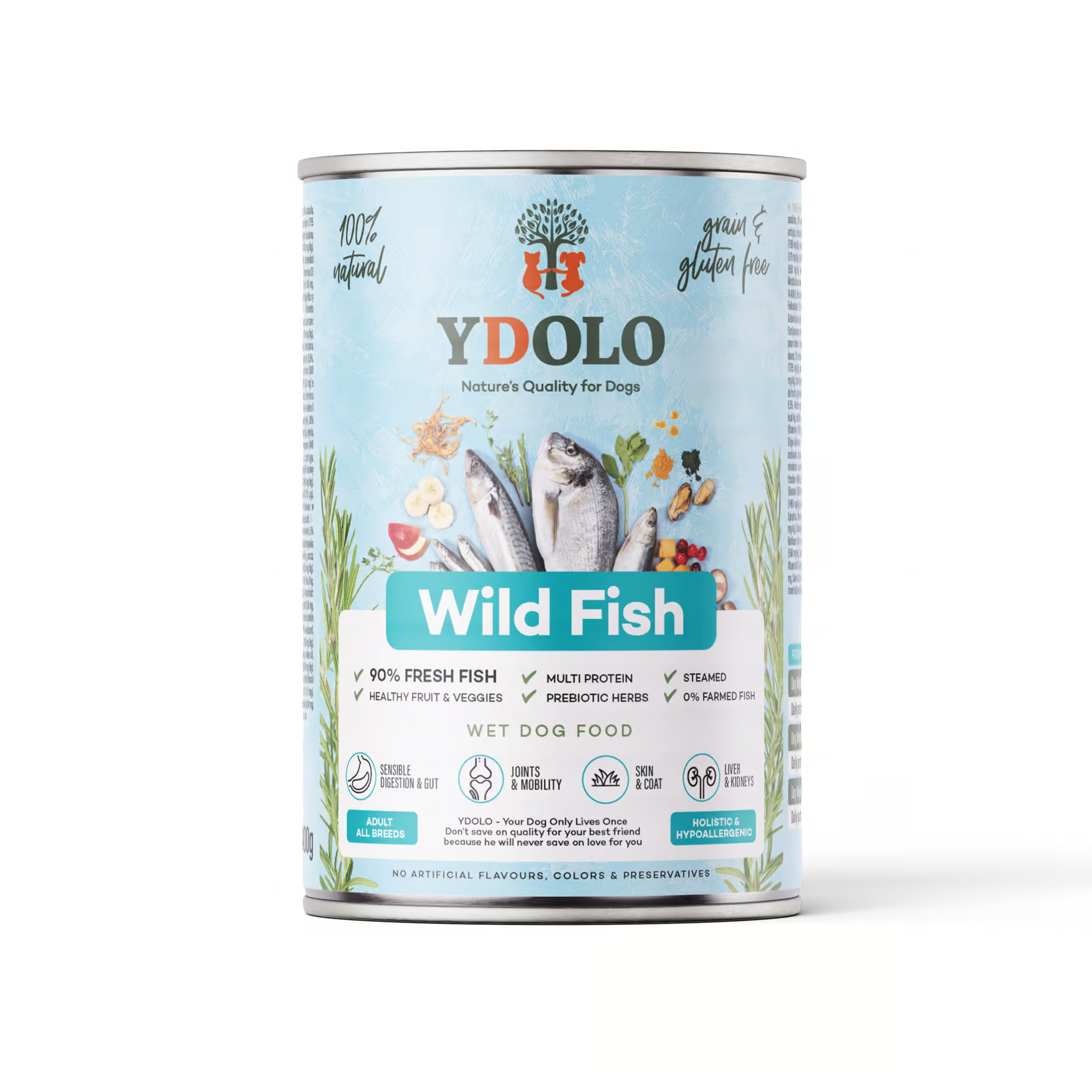 YDOLO Natvoer – Wilde Vis 400gr