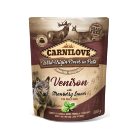 Carnilove Pouch Venison with Strawberry 300gr