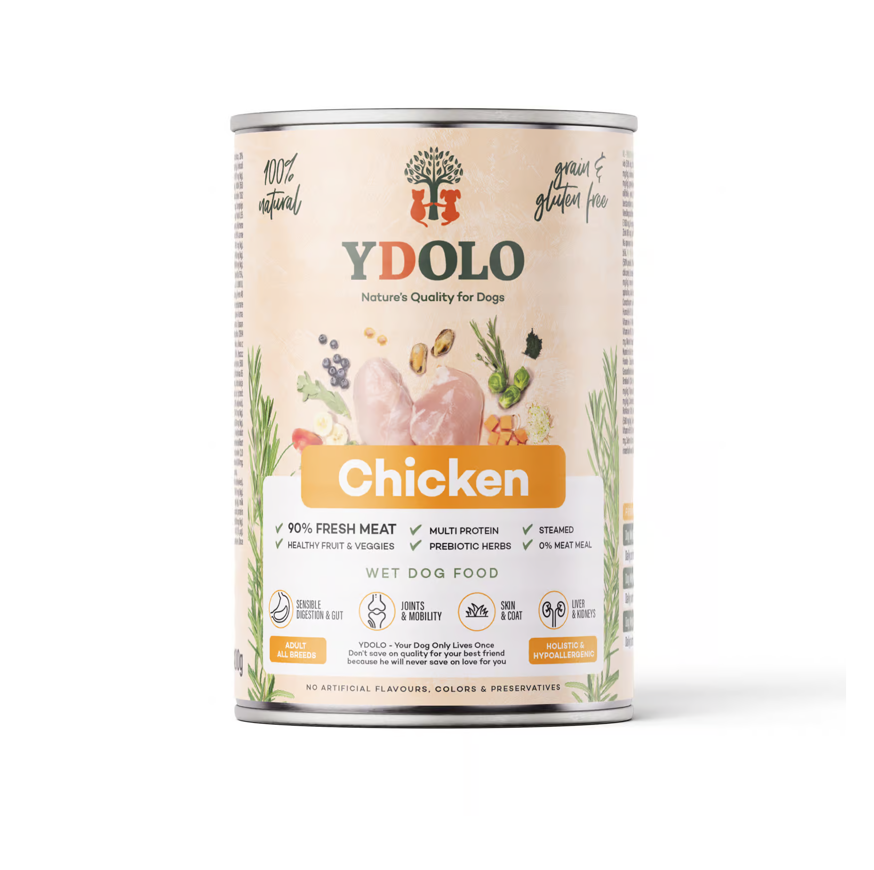 YDOLO Natvoer – Kip 400gr