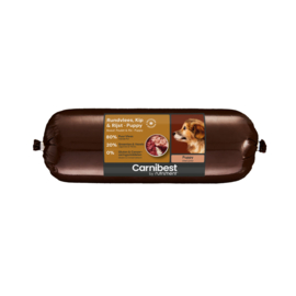 Carnibest Hond rundvlees, kip en rijst Puppy 500gr