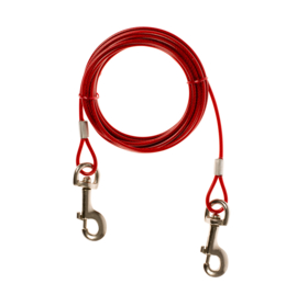 Duvo+ aanlegkabel lightweight rood