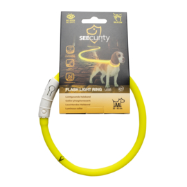 Duvo+ Flash light ring usb silicon geel 45cm