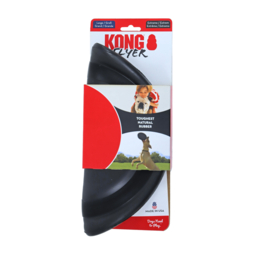 KONG hond Extreme Flyer rubber zwart, Ø 22,5cm