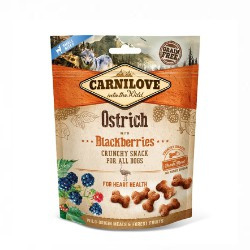 Carnilove Crunchy Snack Ostrich/Blackberries 200gr