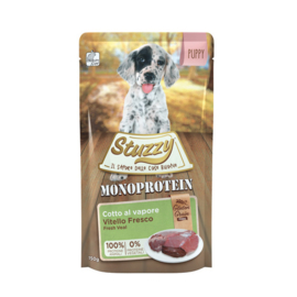 Stuzzy pouch grain free monoprotein pouch puppy  Kalf 150gr