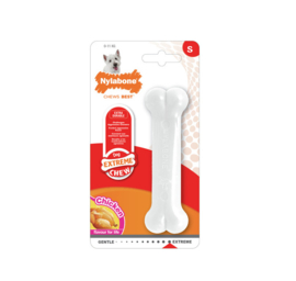 Nylabone DuraChew bone regular chicken Wit S