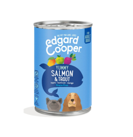 Edgard & Cooper  Zalm en Forel blik 400gr