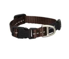 Rogz Utility Halsband XS bruin