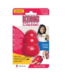 KONG hond Classic rubber S, rood.