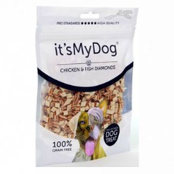 It's My Dog Chicken & Fish Diamonds  85gr