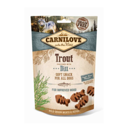 Carnilove Soft Snack Trout met Dille 200gr