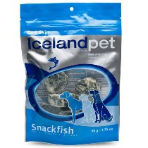 Icelandpet Snackfish Dog Treat Cod Skin 50gr