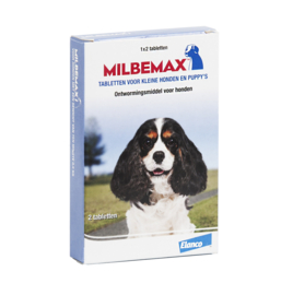 Milbemax Hond Klein 2 wormtabl.