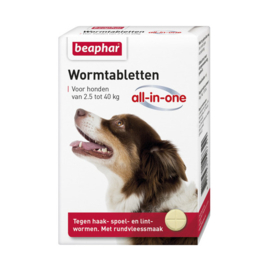 Beaphar Wormtablet all in one hond 4 tabl.