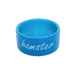 Boon hamster eetbak steen blauw, Ø 8 cm.