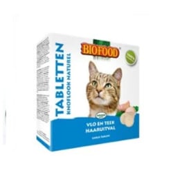 Biofood Kattensnoepjes Anti-vlo Knoflook Naturel 100 stuks