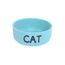 Boon eetbak steen CAT mat mint blauw, 12 cm