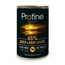 Profine Grain Free Pure Meat Beef & Beefliver 400gr