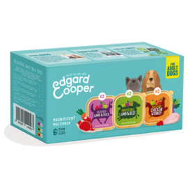 Edgard & Cooper Multipack Adult  Kip|Wild|Lam 6x100gr