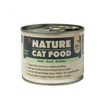 Nature Cat Food Rund/Eend/Kruiden 200gr