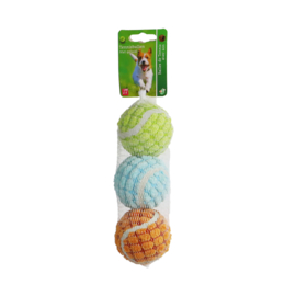 Boon tennisbal soft squeak M, 3 st