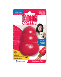 KONG hond Classic rubber M, rood.