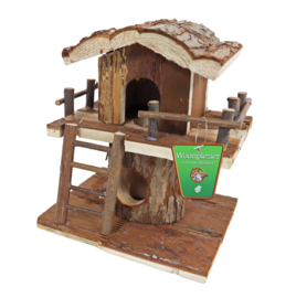 Boon hamsterhuis boomhut natural, 22 cm