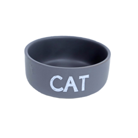 Boon eetbak steen CAT mat grijs, 12 cm