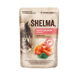 Shelma Pouch Filets Zalm/wegedoorn, 85gr