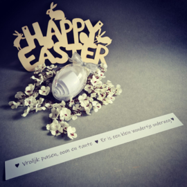 Easter egg - Vrolijk pasen, oom en tante